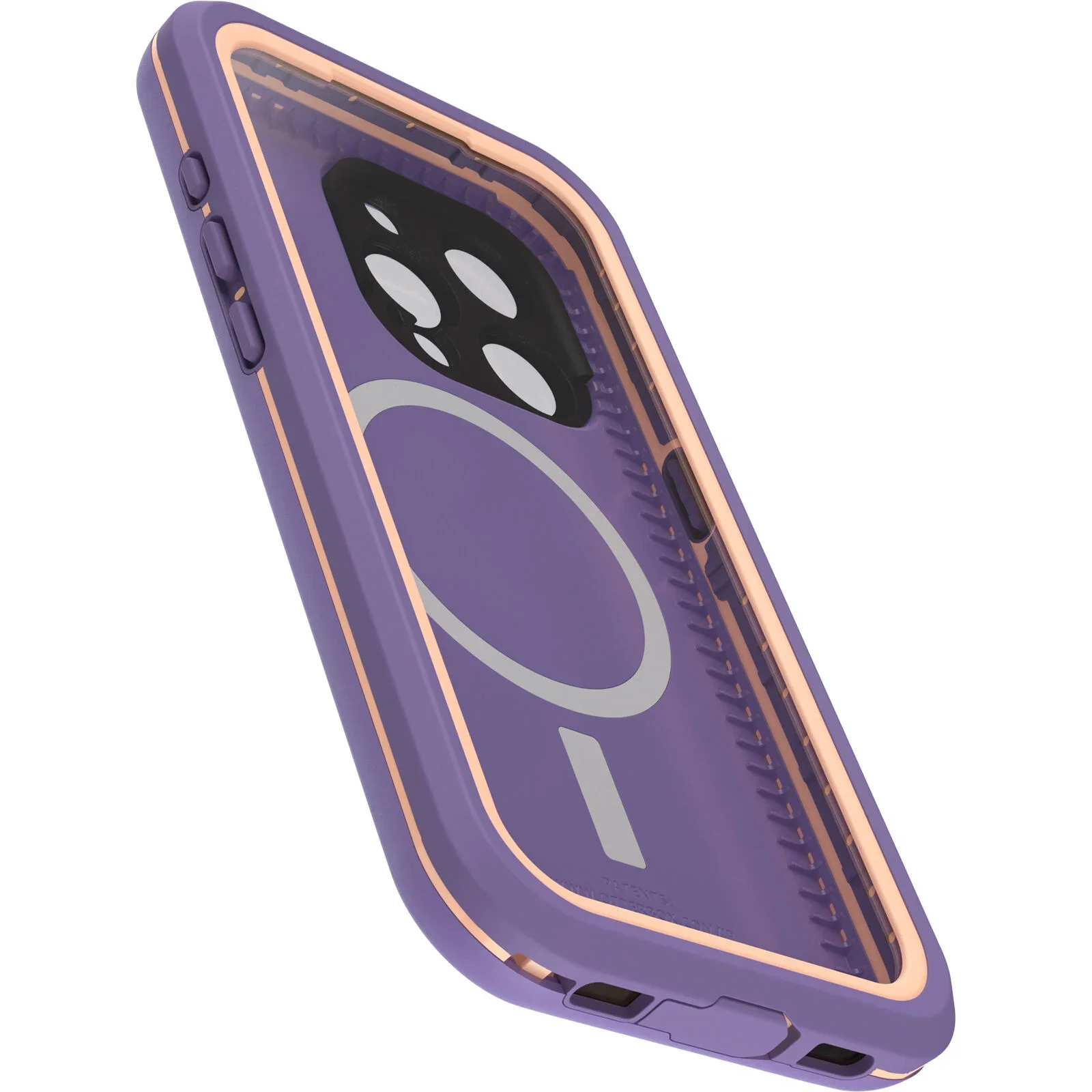 Otterbox (Lifeproof) FRE Waterproof Case & MagSafe iPhone 15 Pro Max 6.7 - Plum Purple - Image 2