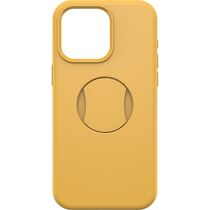 OtterBox OtterGrip Symmetry MagSafe iPhone 15 Pro Max 6.7 Case Aspen Gleam Yellow - Image 2