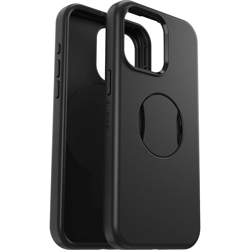 OtterBox OtterGrip Symmetry MagSafe iPhone 15 Pro Max 6.7 Case Black - Image 4