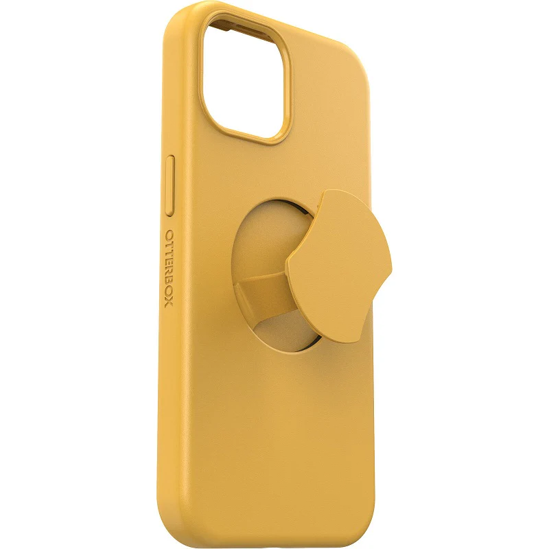 OtterBox OtterGrip Symmetry MagSafe iPhone 15 Standard 6.1 Case Aspen Gleam Yellow - Image 3