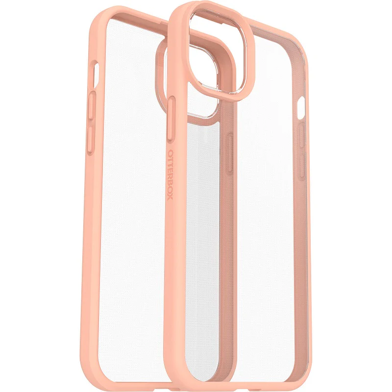 OtterBox React iPhone 15 Plus & 14 Plus 6.7 Case Clear/Peach - Image 3