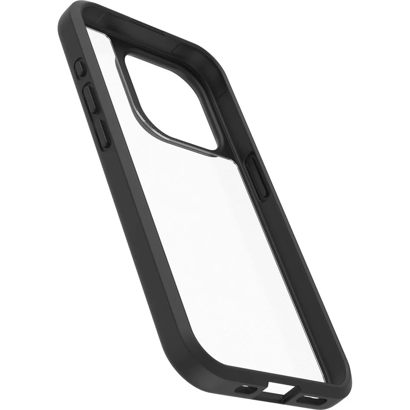 OtterBox React iPhone 15 Pro 6.1 Case Clear/Black - Image 4