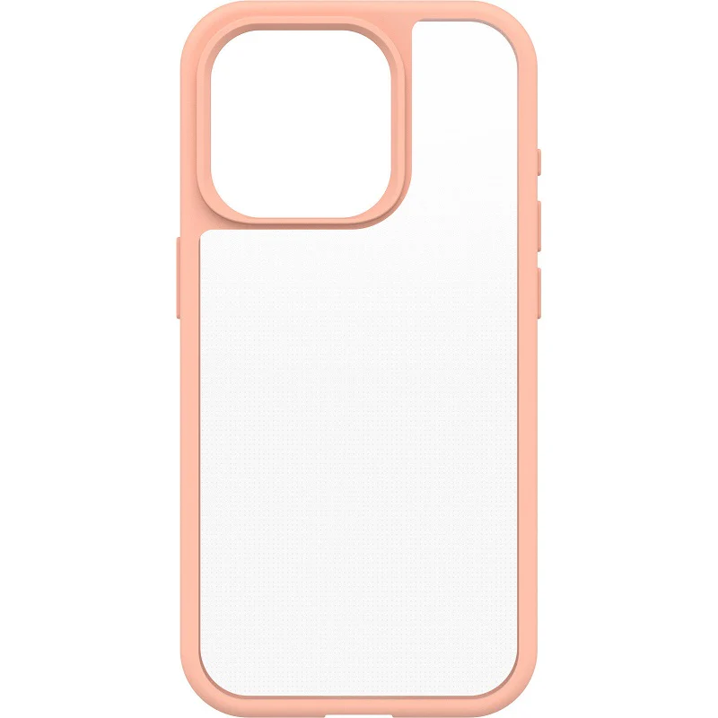 OtterBox React iPhone 15 Pro 6.1 Case Clear/Peach - Image 2