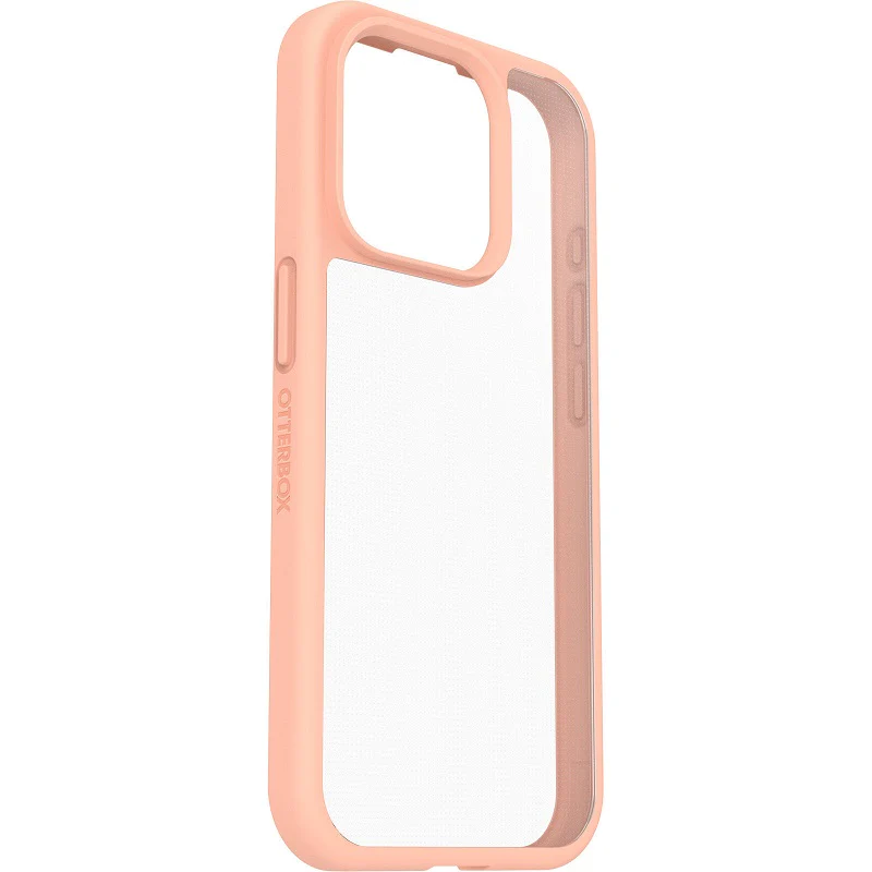 OtterBox React iPhone 15 Pro 6.1 Case Clear/Peach - Image 3