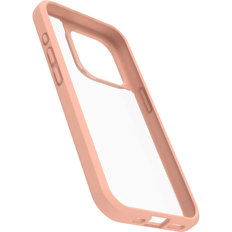 OtterBox React iPhone 15 Pro 6.1 Case Clear/Peach - Image 4