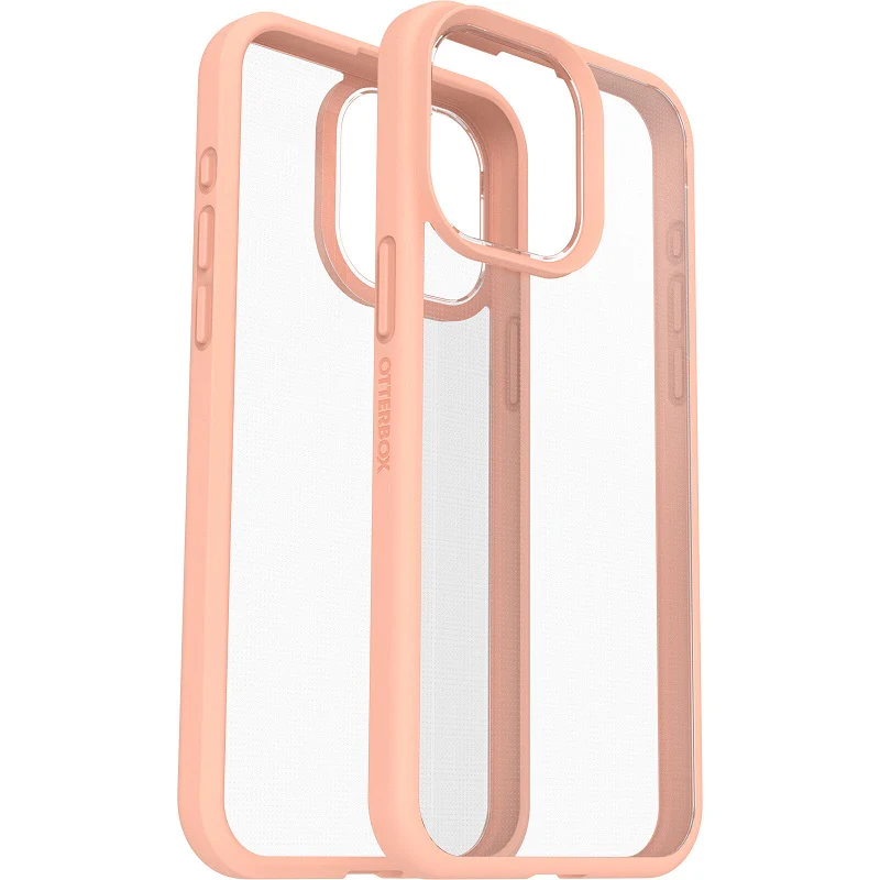 OtterBox React iPhone 15 Pro Max 6.7 Case Clear/Peach - Image 4