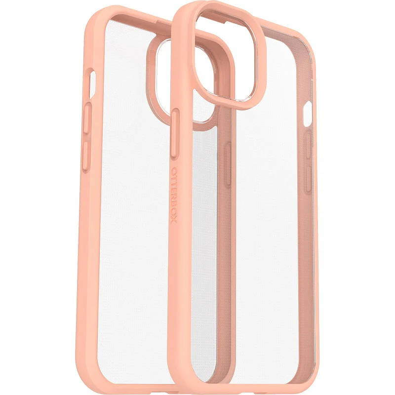 OtterBox React iPhone 15 Standard 6.1 Case Clear/Peach - Image 3