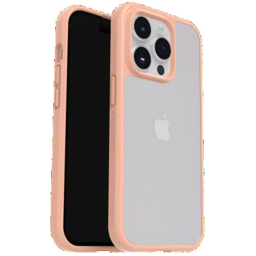 OtterBox React iPhone 15 Standard 6.1 Case Clear/Peach - Image 4