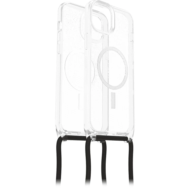 OtterBox React Necklace MagSafe iPhone 15 Plus & 14 Plus 6.7 Case Stardust Clear - Image 5