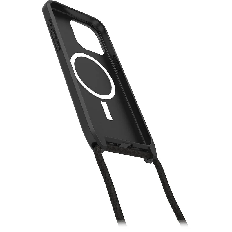 OtterBox React Necklace MagSafe iPhone 15 Pro Max 6.7 Case Black - Image 4