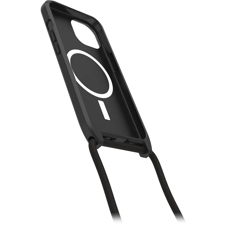 OtterBox React Necklace MagSafe iPhone 15 Standard 6.1 Case Black - Image 4