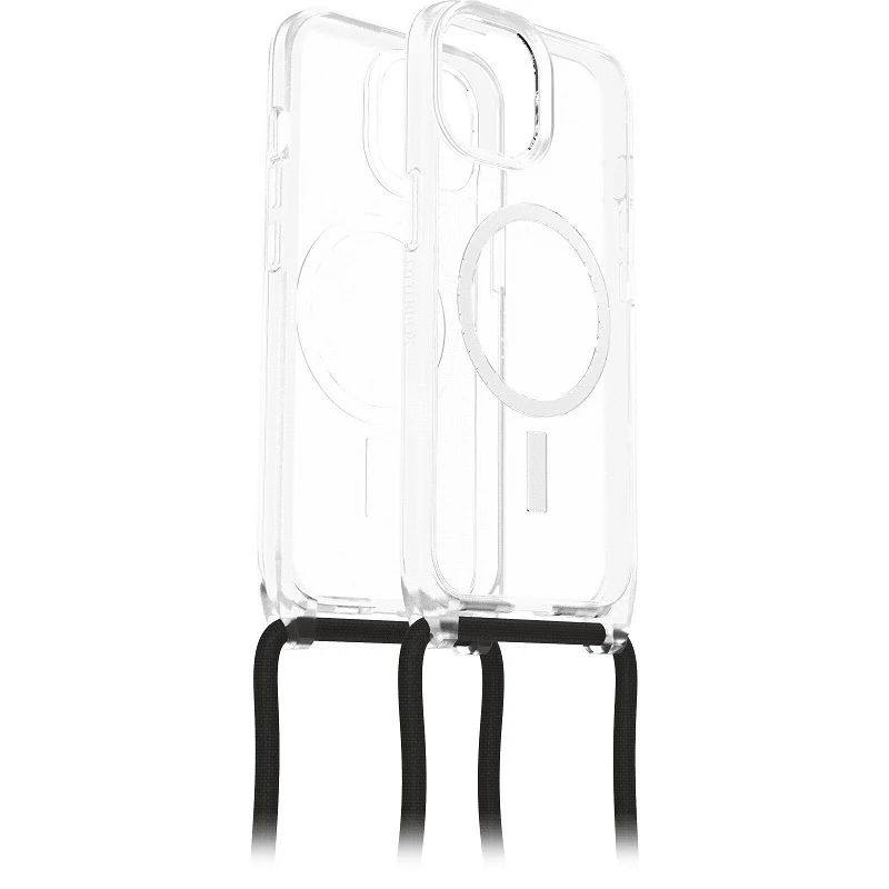 OtterBox React Necklace MagSafe iPhone 15 Standard 6.1 Case Clear - Image 5