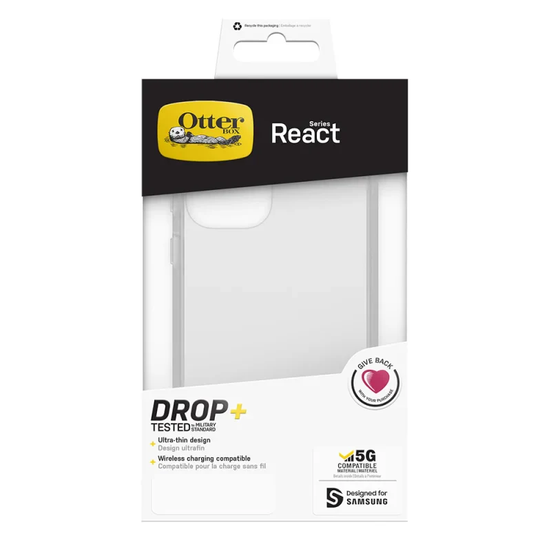 Otterbox React Light & Protective Case Samsung Galaxy A33 5G SM-A336 - Clear - Image 3