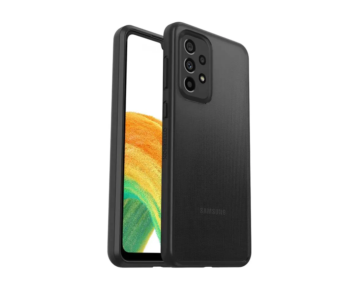 Otterbox React Light & Protective Case Samsung Galaxy A33 5G SM-A336 - Clear & Black - Image 4