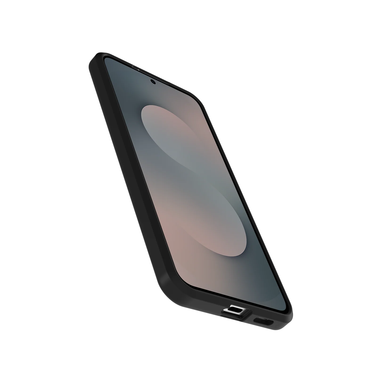 Otterbox React Slim Case Samsung S25 FE 2025 5G 6.7 inch - Black/Clear - Image 4