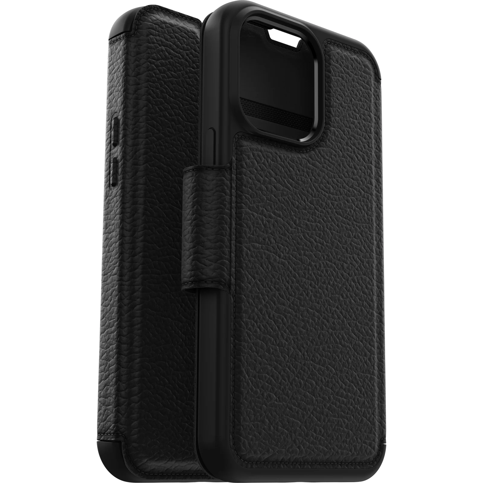 Otterbox Strada Leather Wallet iPhone 14 Plus 6.7 inch Shadow Black - Image 4