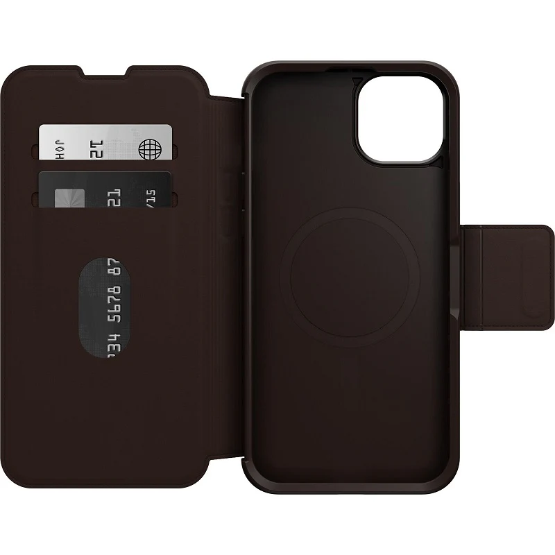 OtterBox Strada MagSafe iPhone 15 Plus 6.7 Case Espresso Brown - Image 3