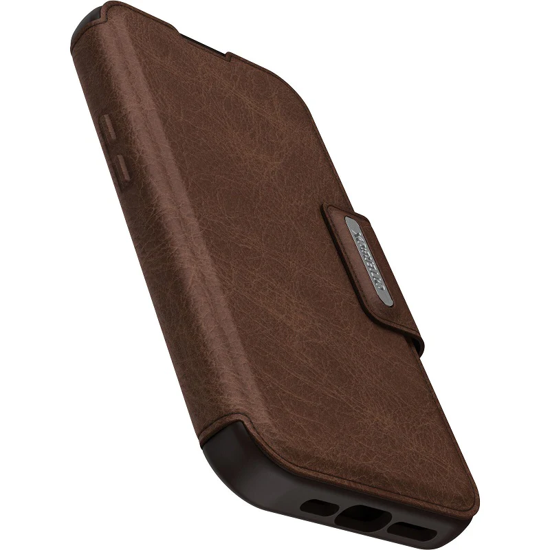 OtterBox Strada MagSafe iPhone 15 Pro 6.1 Case Espresso Brown - Image 5