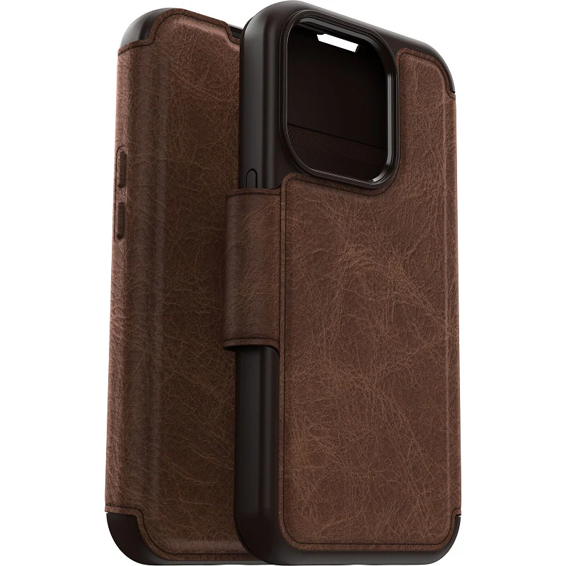 OtterBox Strada MagSafe iPhone 15 Pro 6.1 Case Espresso Brown - Image 6