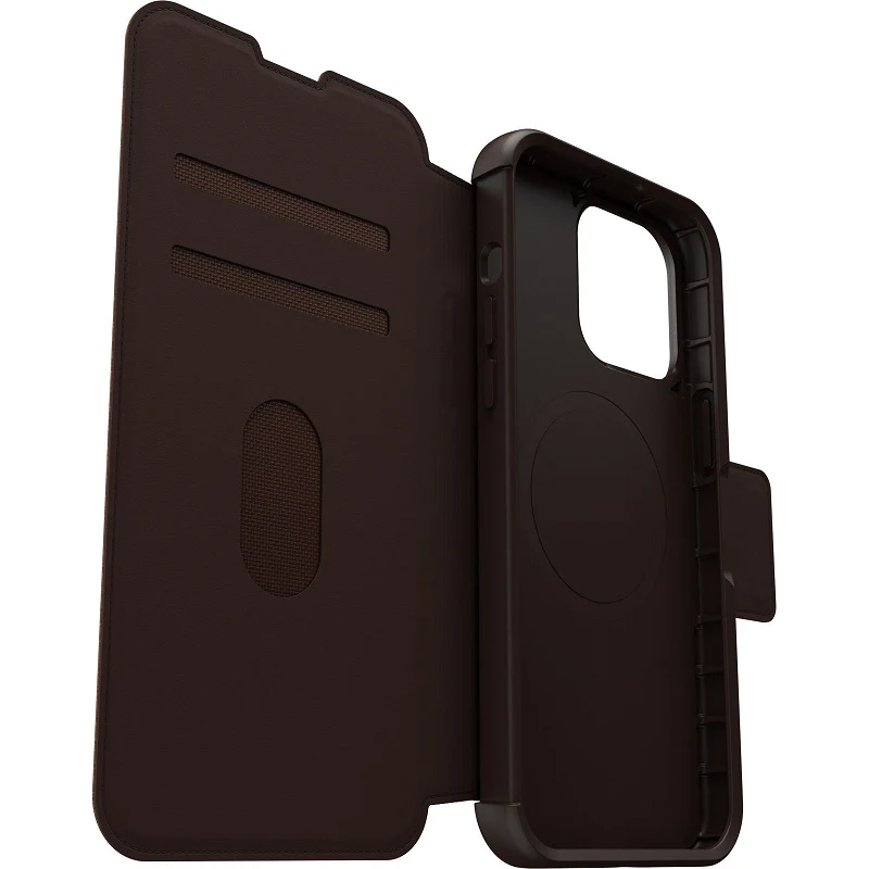 OtterBox Strada MagSafe iPhone 15 Pro Max 6.7 Case Espresso Brown - Image 5