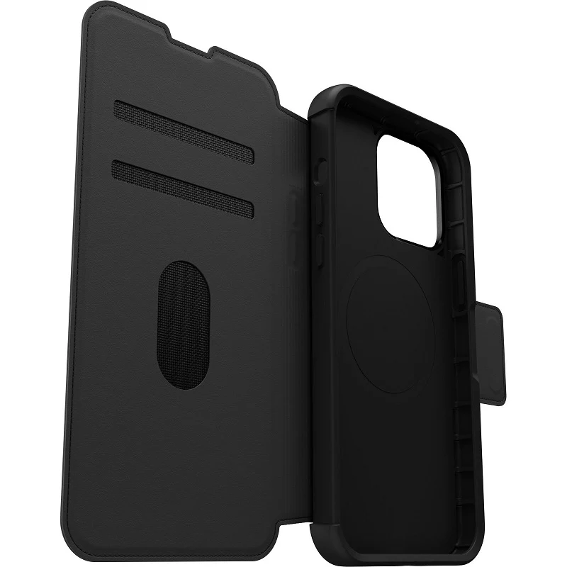 OtterBox Strada MagSafe iPhone 15 Pro Max 6.7 Case Shadow Black - Image 5