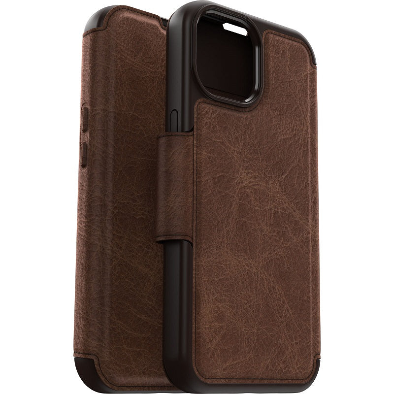 OtterBox Strada MagSafe iPhone 15 Standard 6.1 Case Espresso Brown - Image 4