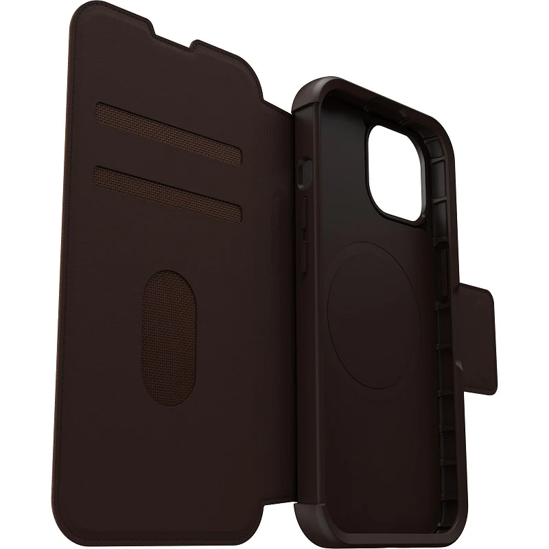 OtterBox Strada MagSafe iPhone 15 Standard 6.1 Case Espresso Brown - Image 5