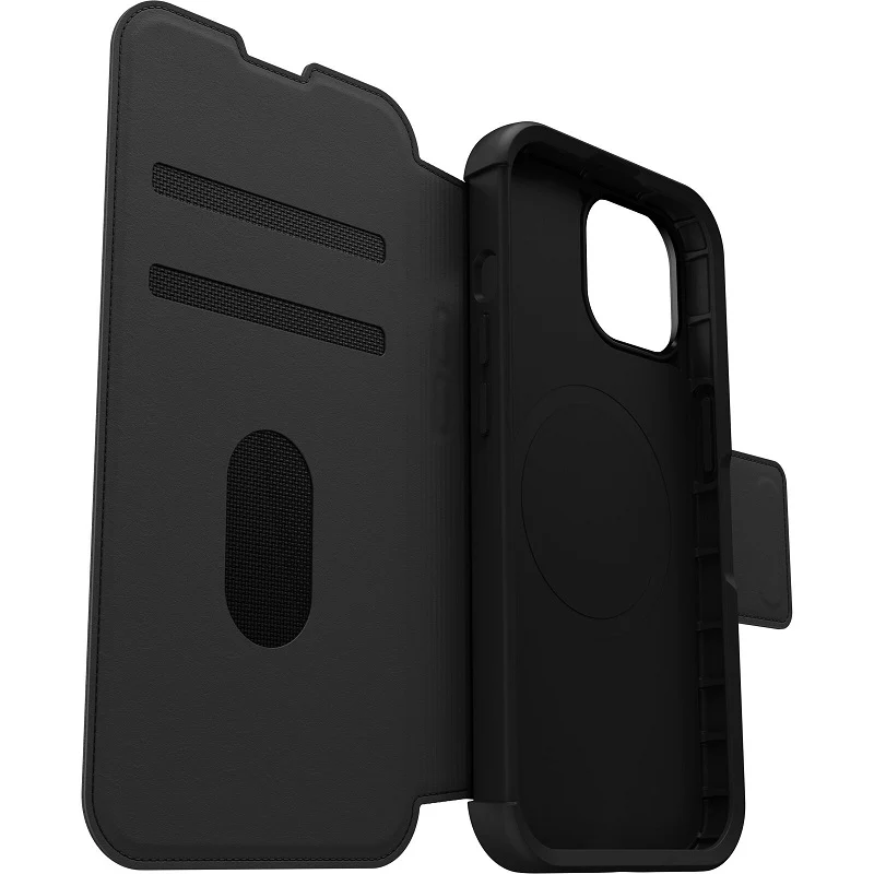 OtterBox Strada MagSafe iPhone 15 Standard 6.1 Case Shadow Black - Image 6