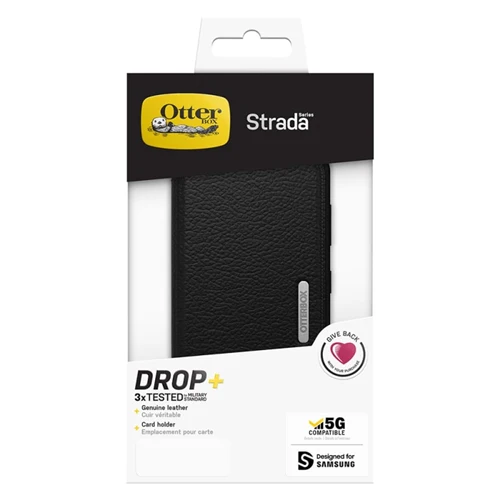 Otterbox Strada Folio Case Samsung S21 5G 6.2 inch - Black - Image 5