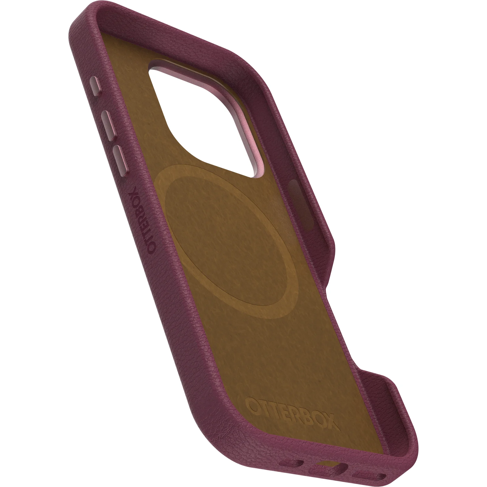 OtterBox Symmetry Cactus Leather Case iPhone 16 Pro Max 6.9 - Foxberry Pink - Image 3
