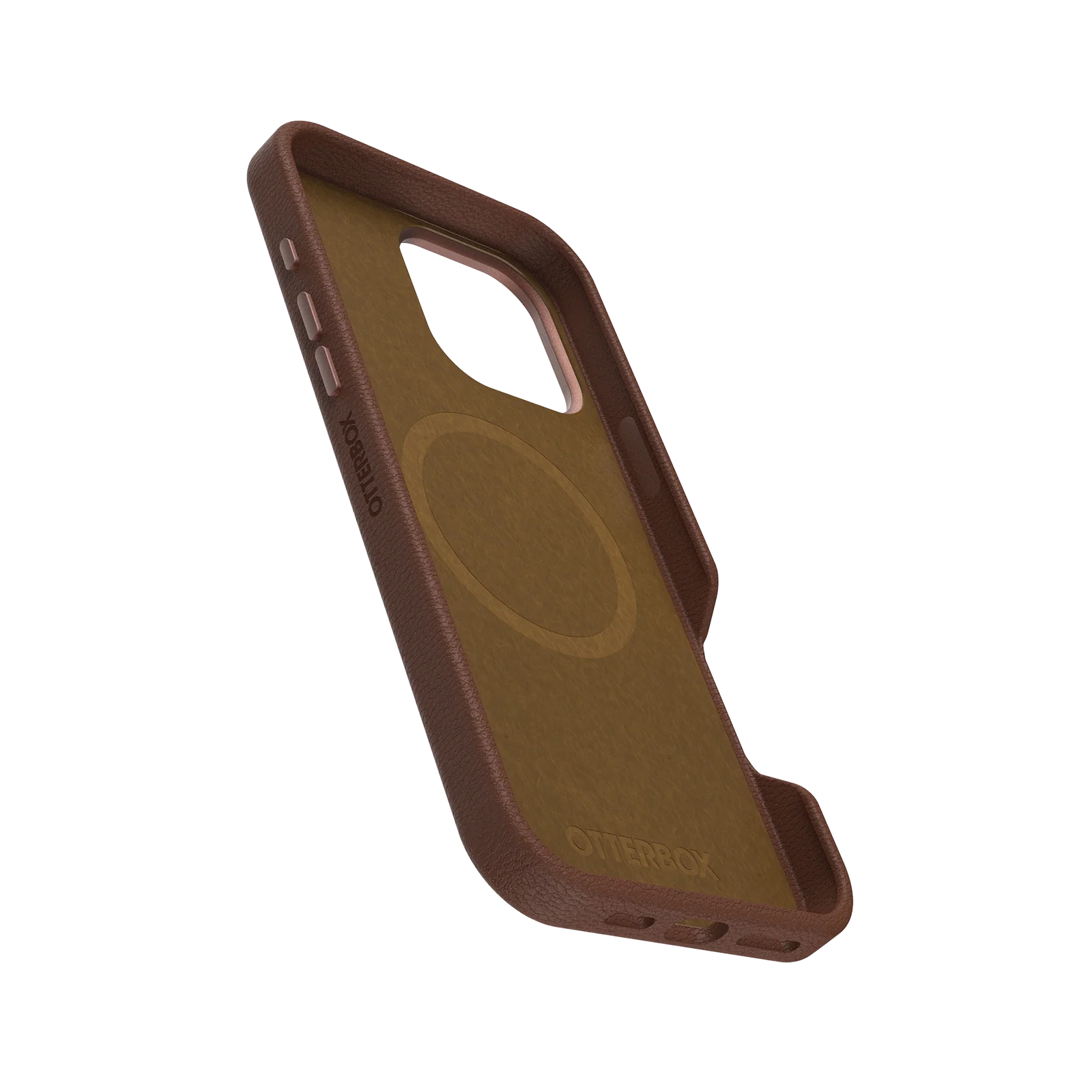 OtterBox Symmetry Cactus Leather Case for iPhone 16 Pro Max 6.9 - Rich Adobe Brown - Image 2