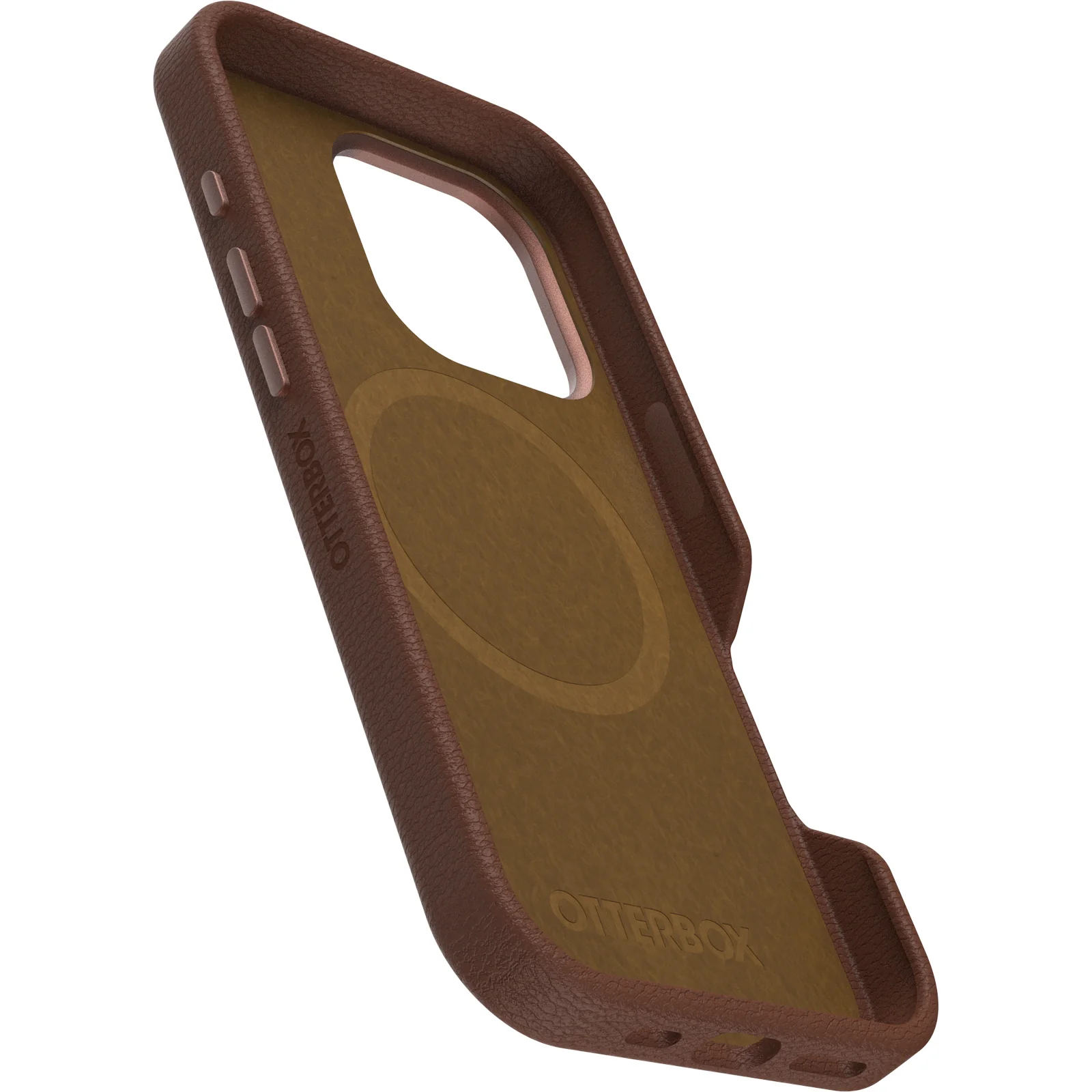 OtterBox Symmetry Cactus Leather Case for iPhone 16 Pro - Rich Adobe Brown - Image 5