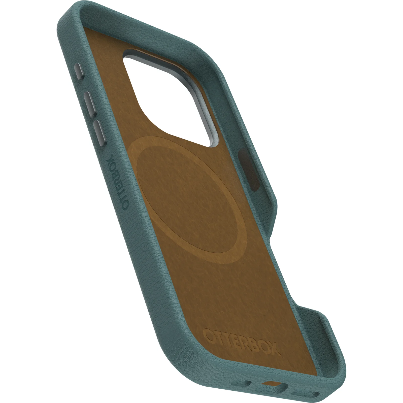 OtterBox Symmetry Cactus Leather Case for iPhone 16 Pro - Sagebrush Green - Image 2