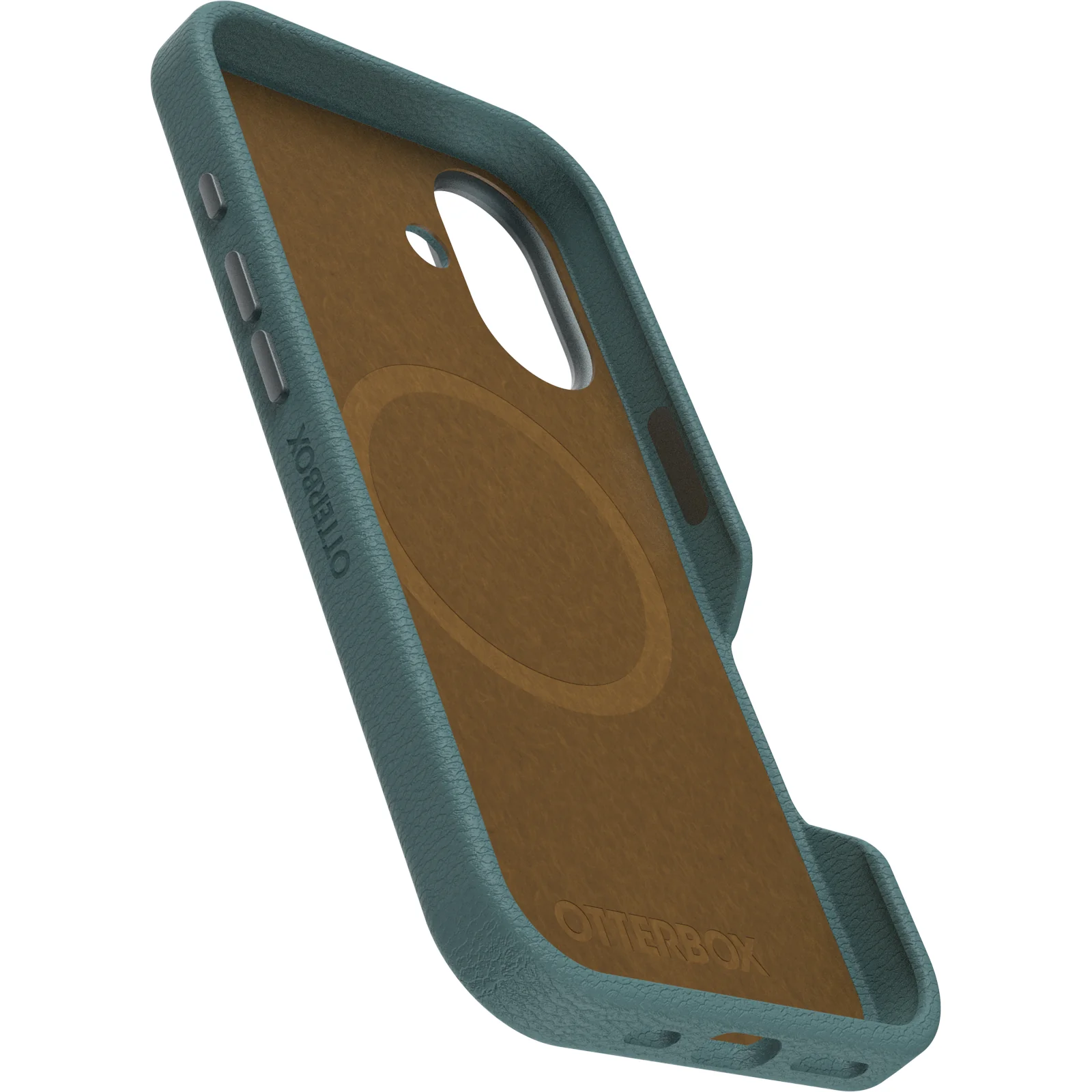 OtterBox Symmetry Cactus Leather Case iPhone 16 Standard 6.1 - Sagebrush Green - Image 3