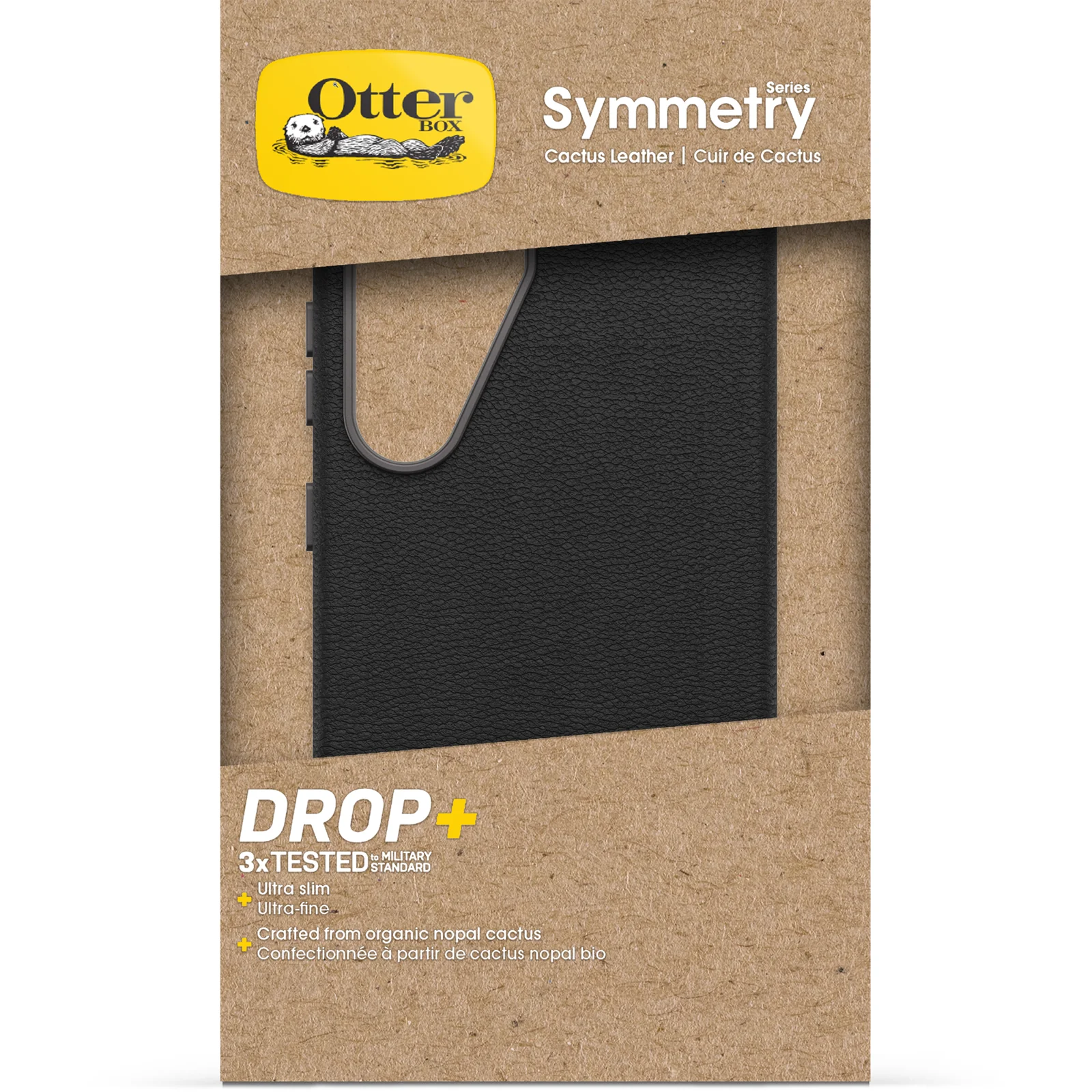 Otterbox Symmetry Cactus Leather Case Samsung S25 Standard 6.2 inch - Ash Noir - Image 3