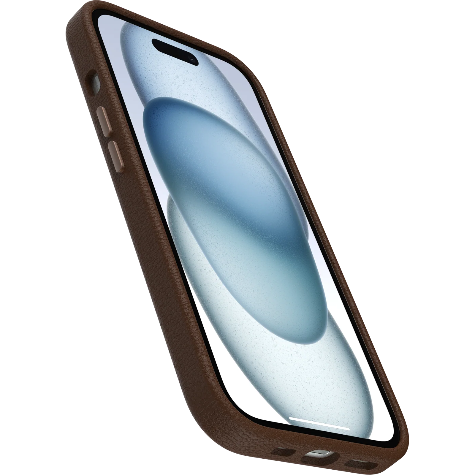 OtterBox Symmetry Cactus Leather MagSafe iPhone 15 / 14 / 13 Standard - Rich Adobe Brown - Image 3