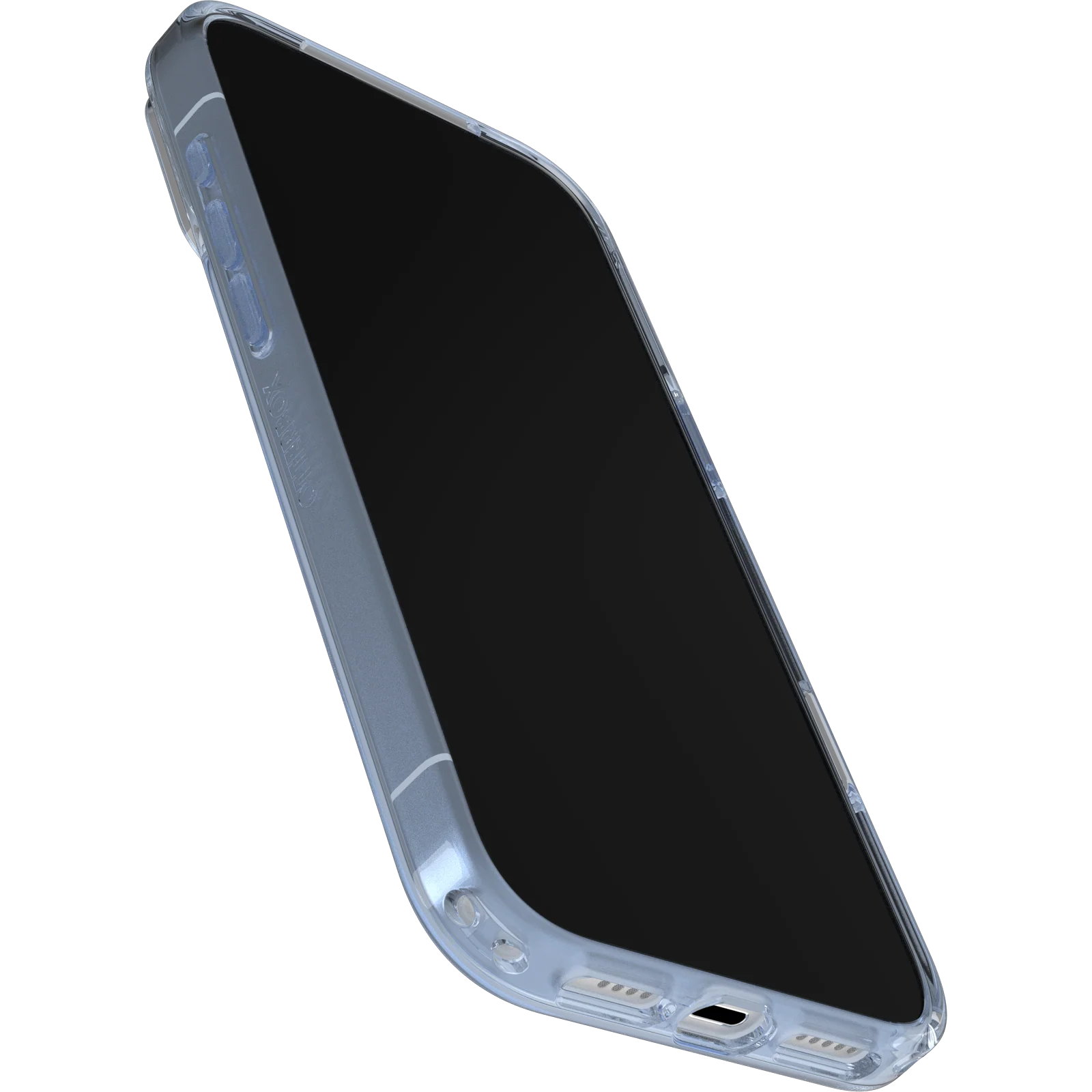 OtterBox Symmetry Clear MagSafe Case & Camera Control Button for iPhone 17 Pro – Blue - Image 2