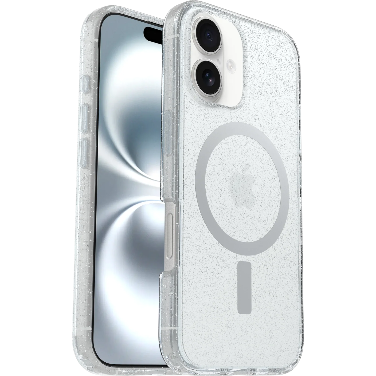 OtterBox Symmetry+ Clear MagSafe iPhone 16 Standard 6.1 Case Stardust - Image 4