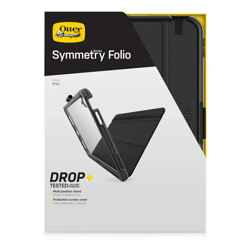 OtterBox Symmetry Folio Tough Case for iPad 10th / 11th Gen 10.9 inch - Starry Night Black - Image 7