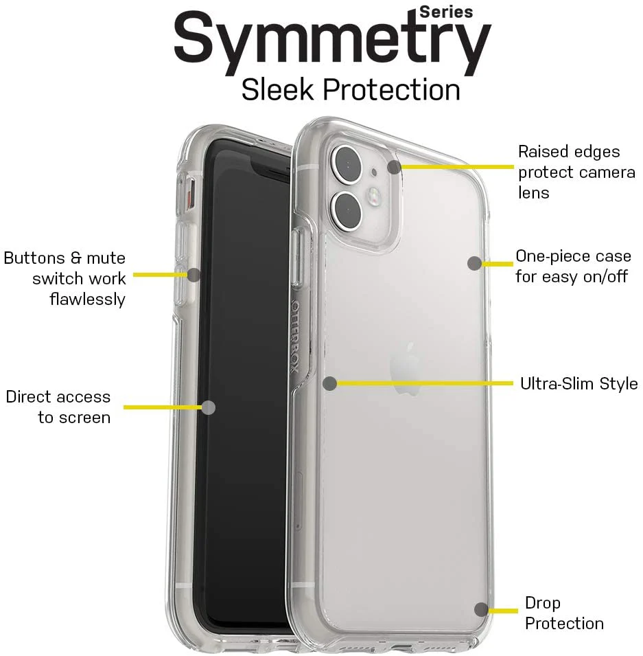 Otterbox Symmetry Clear Case for iPhone 11 6.1 inch - Clear - Image 5
