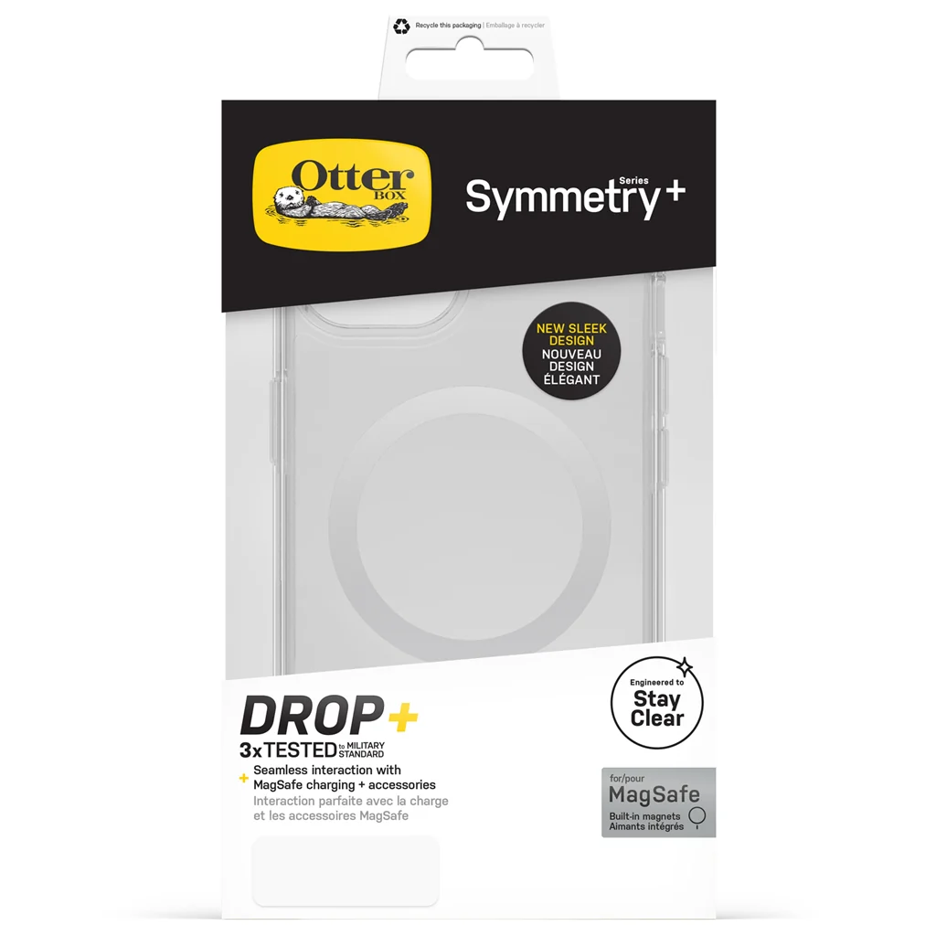 Otterbox Symmetry Plus MagSafe iPhone 14 / 13 Standard 6.1 inch Clear - Image 2