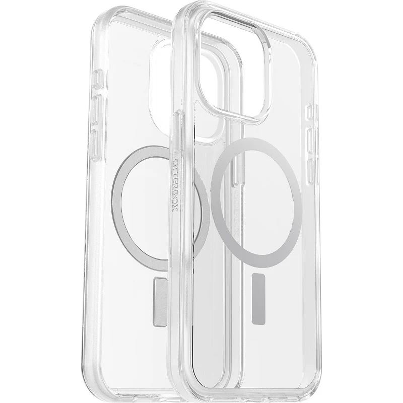 OtterBox Symmetry+ Clear MagSafe iPhone 15 Pro Max 6.7 Case Clear - Image 4