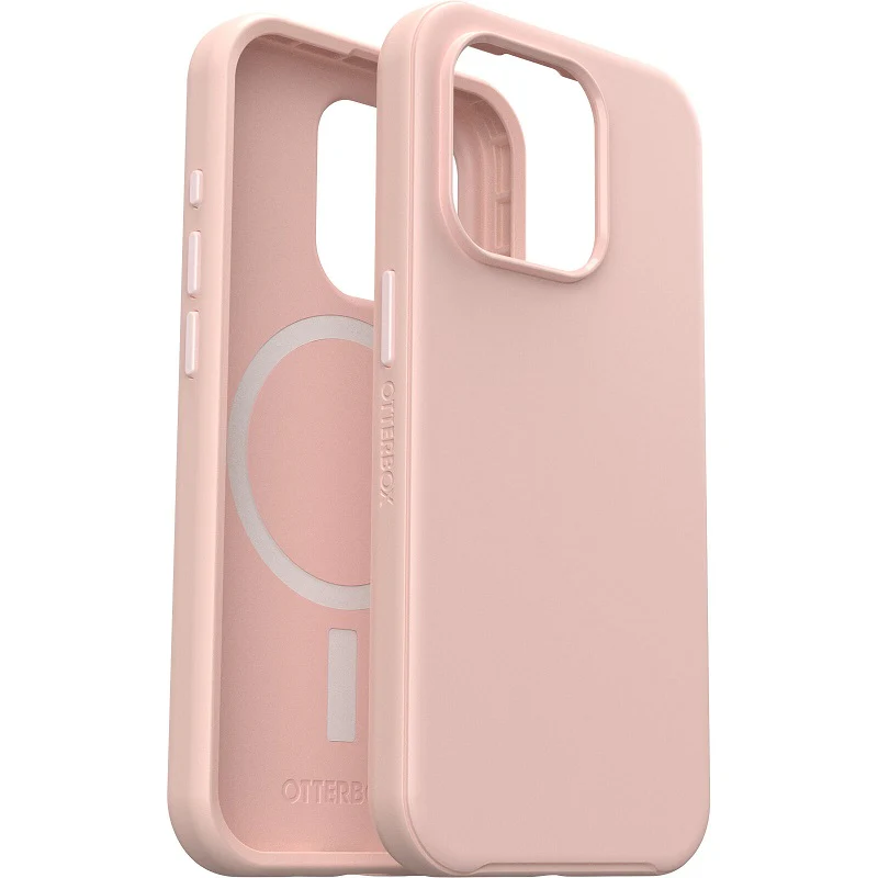 OtterBox Symmetry+ MagSafe iPhone 15 Pro 6.1 Case Ballet Shoes Rose - Image 3
