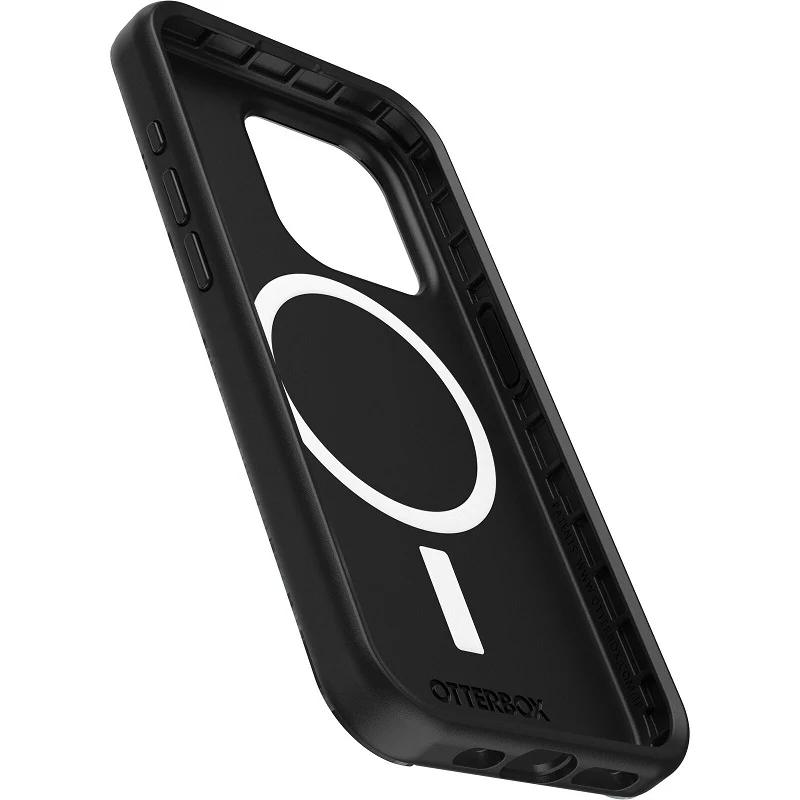OtterBox Symmetry+ MagSafe iPhone 15 Pro 6.1 Case Burnout Sky Black/Grey - Image 3