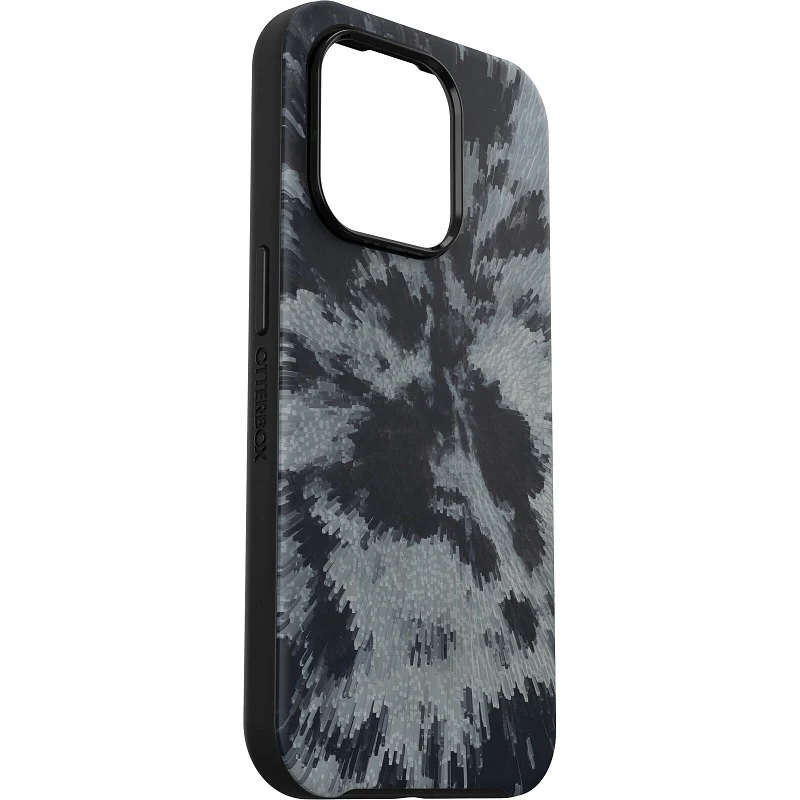 OtterBox Symmetry+ MagSafe iPhone 15 Pro 6.1 Case Burnout Sky Black/Grey - Image 5