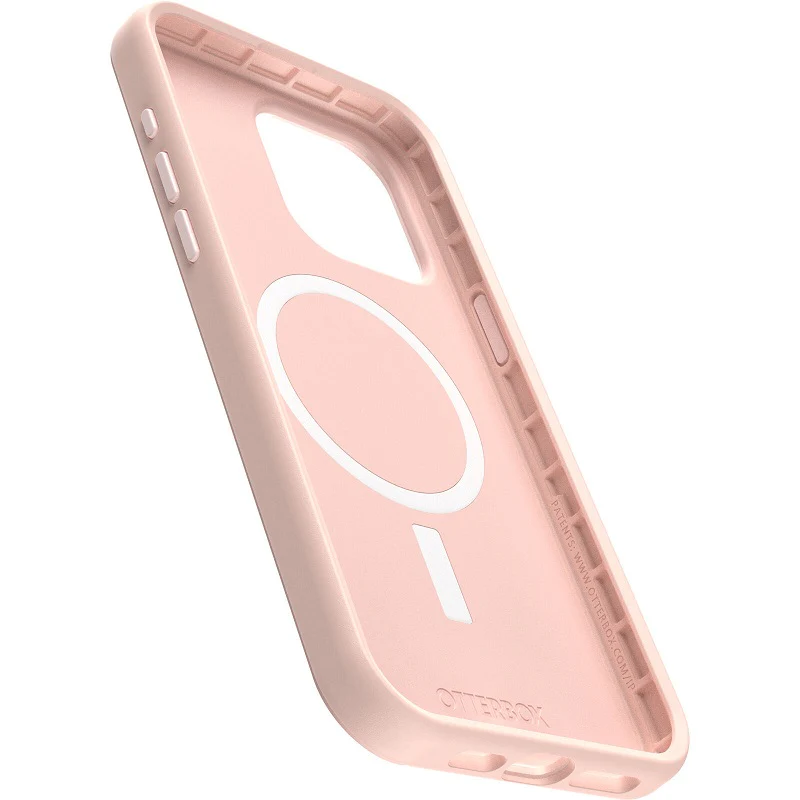 OtterBox Symmetry+ MagSafe iPhone 15 Pro Max 6.7 Case Ballet Shoes Rose - Image 2