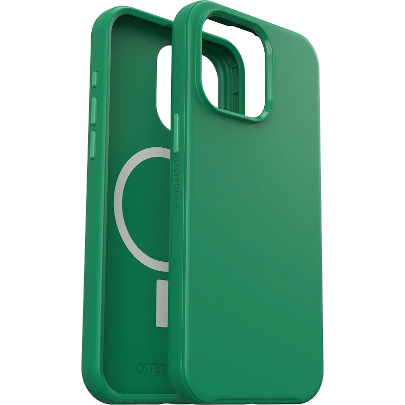 OtterBox Symmetry+ MagSafe iPhone 15 Pro Max 6.7 Case Green Juice - Image 4