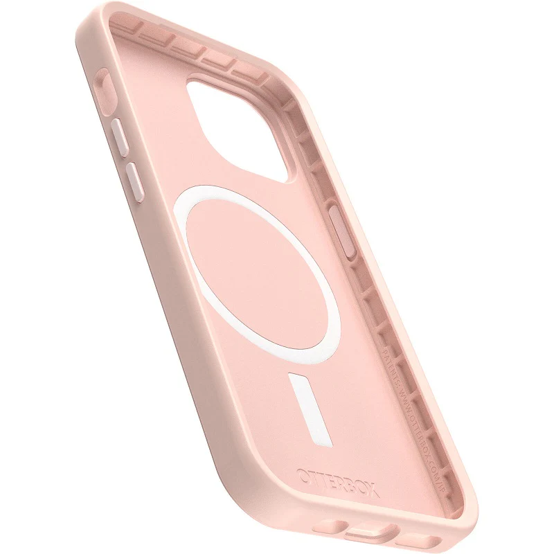 OtterBox Symmetry+ MagSafe iPhone 15 Standard 6.1 Case Ballet Shoes Rose - Image 2