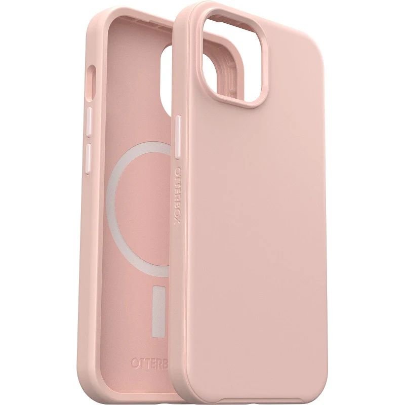 OtterBox Symmetry+ MagSafe iPhone 15 Standard 6.1 Case Ballet Shoes Rose - Image 3