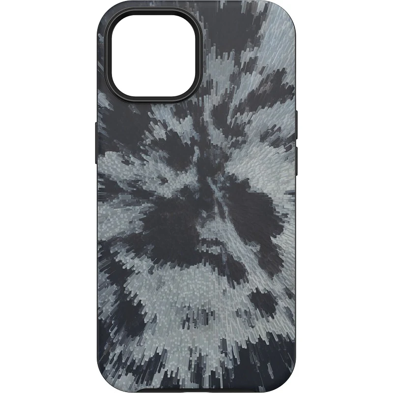 OtterBox Symmetry+ MagSafe iPhone 15 Standard 6.1 Case Burnout Sky Black/Grey - Image 2